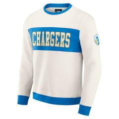 Los Angeles Chargers Darius Rucker Collection Colorblock Pullover Sweatshirt | NFL Outlet