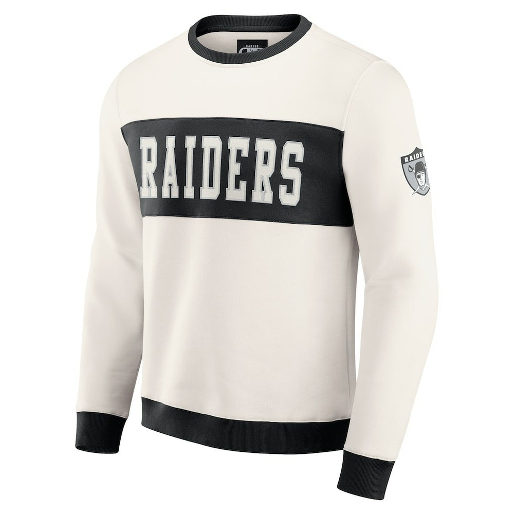 Las Vegas Raiders Darius Rucker Collection Colorblock Pullover Sweatshirt | NFL New