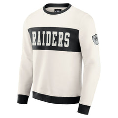 Las Vegas Raiders Darius Rucker Collection Colorblock Pullover Sweatshirt | NFL New