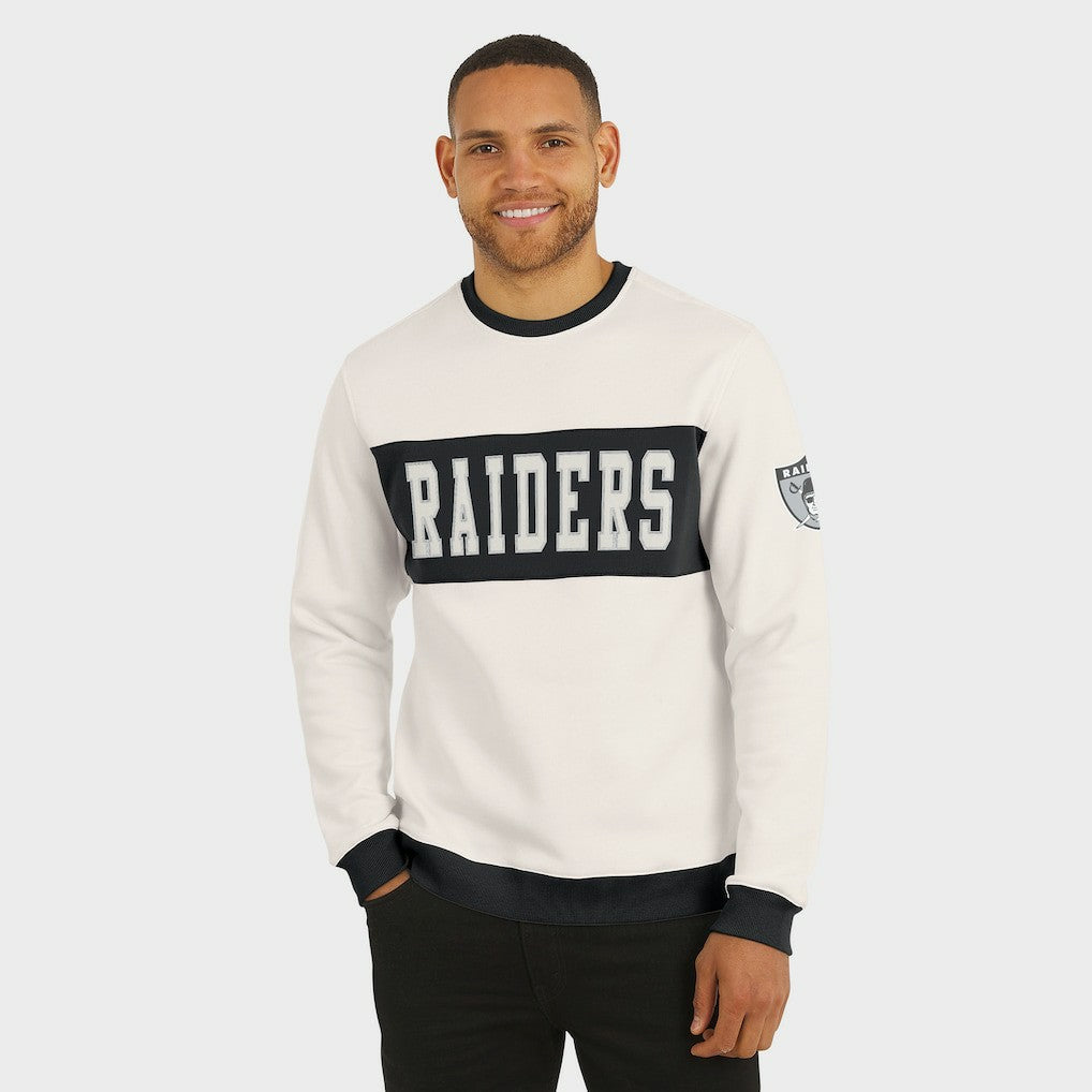Las Vegas Raiders Darius Rucker Collection Colorblock Pullover Sweatshirt | NFL New