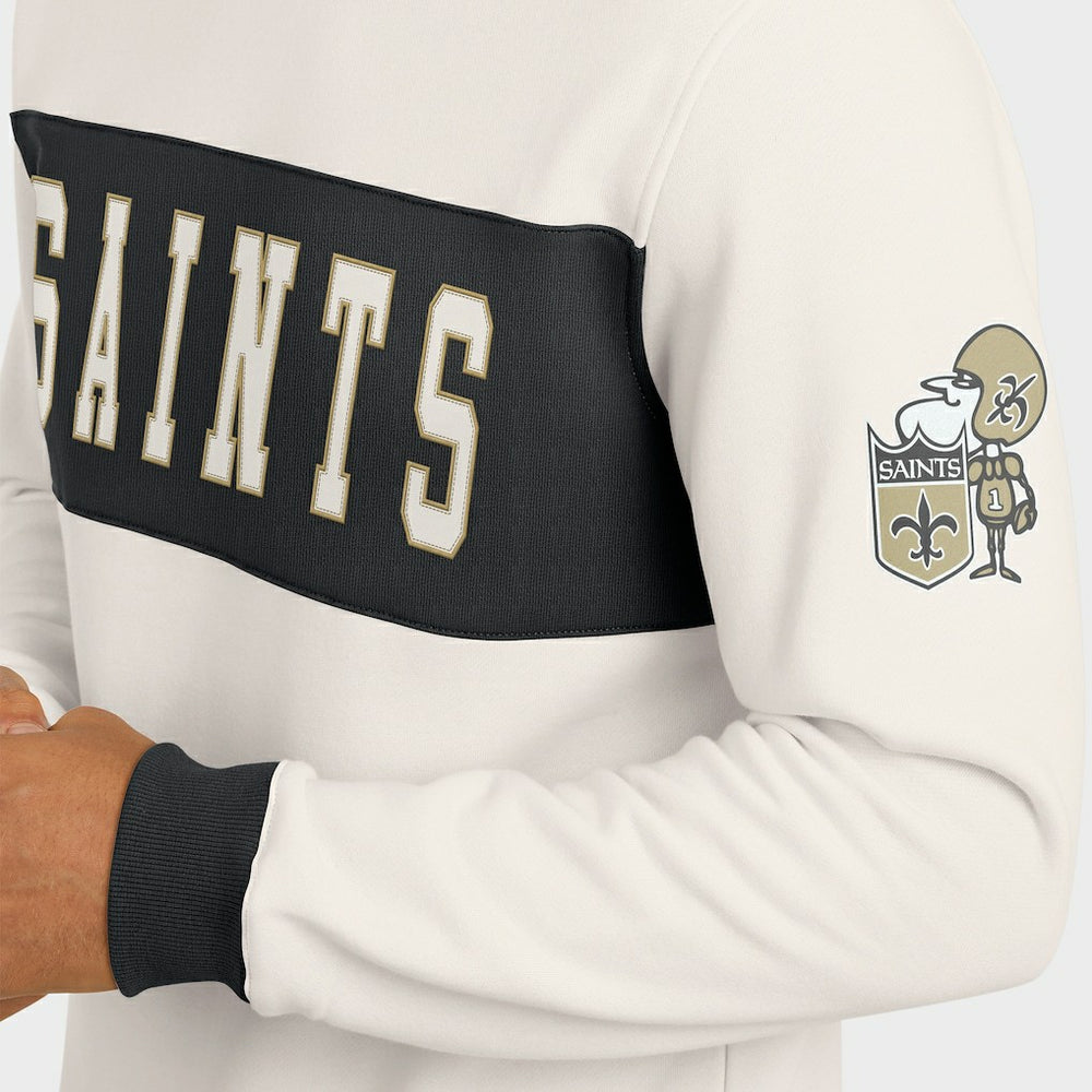 New Orleans Saints Darius Rucker Collection Colorblock Pullover Sweatshirt | NFL Hot