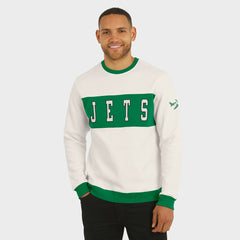 New York Jets Darius Rucker Collection Colorblock Pullover Sweatshirt | NFL New
