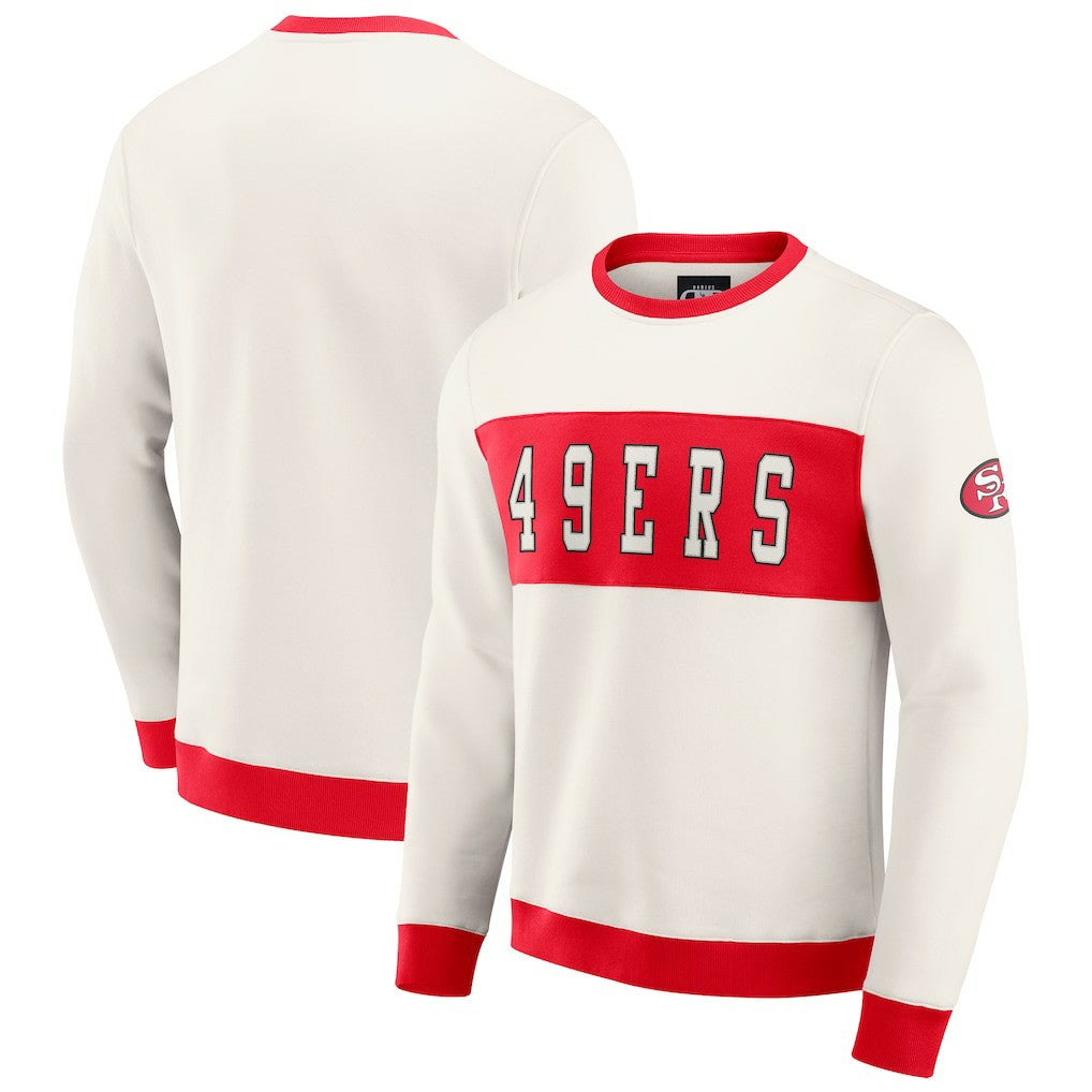 San Francisco 49ers Darius Rucker Collection Colorblock Pullover Sweatshirt | NFL Outlet