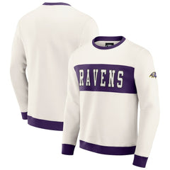 Baltimore Ravens Darius Rucker Collection Colorblock Pullover Sweatshirt | NFL Hot