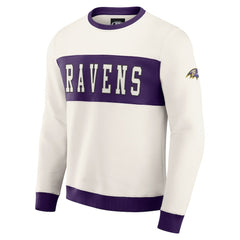 Baltimore Ravens Darius Rucker Collection Colorblock Pullover Sweatshirt | NFL Hot