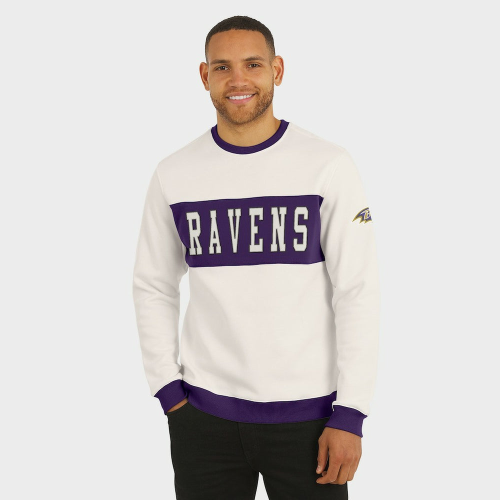 Baltimore Ravens Darius Rucker Collection Colorblock Pullover Sweatshirt | NFL Hot