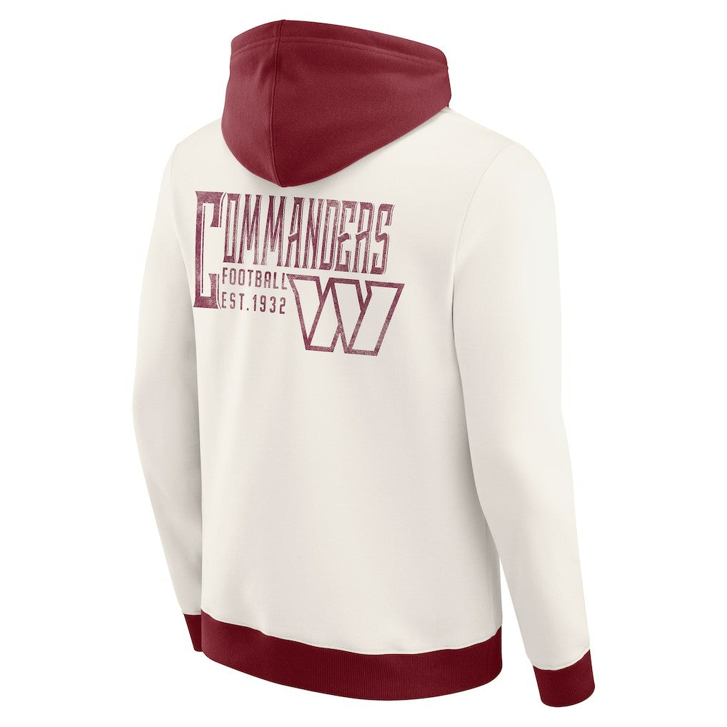Washington Commanders Darius Rucker Collection Distressed Graphics Full-Zip Hoodie | NFL Hot
