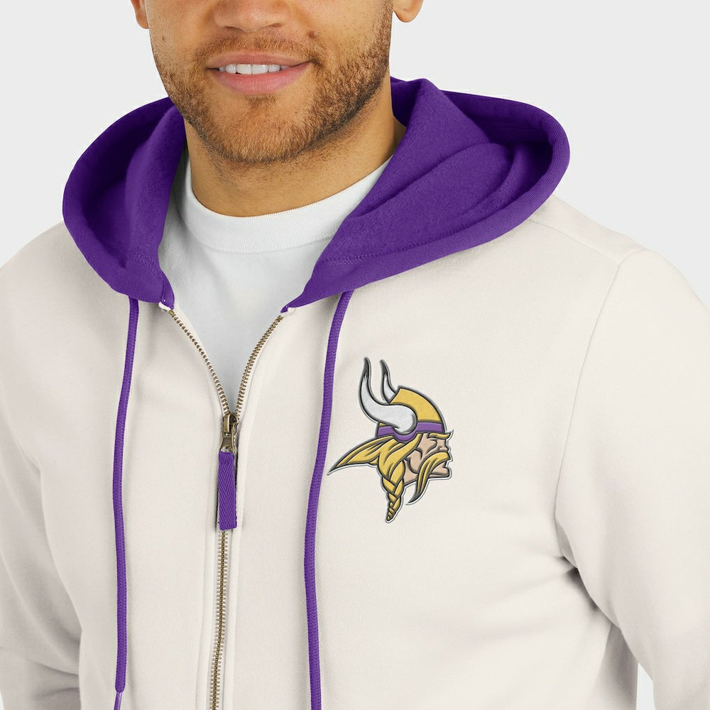 Minnesota Vikings Darius Rucker Collection Distressed Graphics Full-Zip Hoodie | NFL US