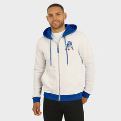 New England Patriots Darius Rucker Collection Distressed Graphics Full-Zip Hoodie | NFL Hot