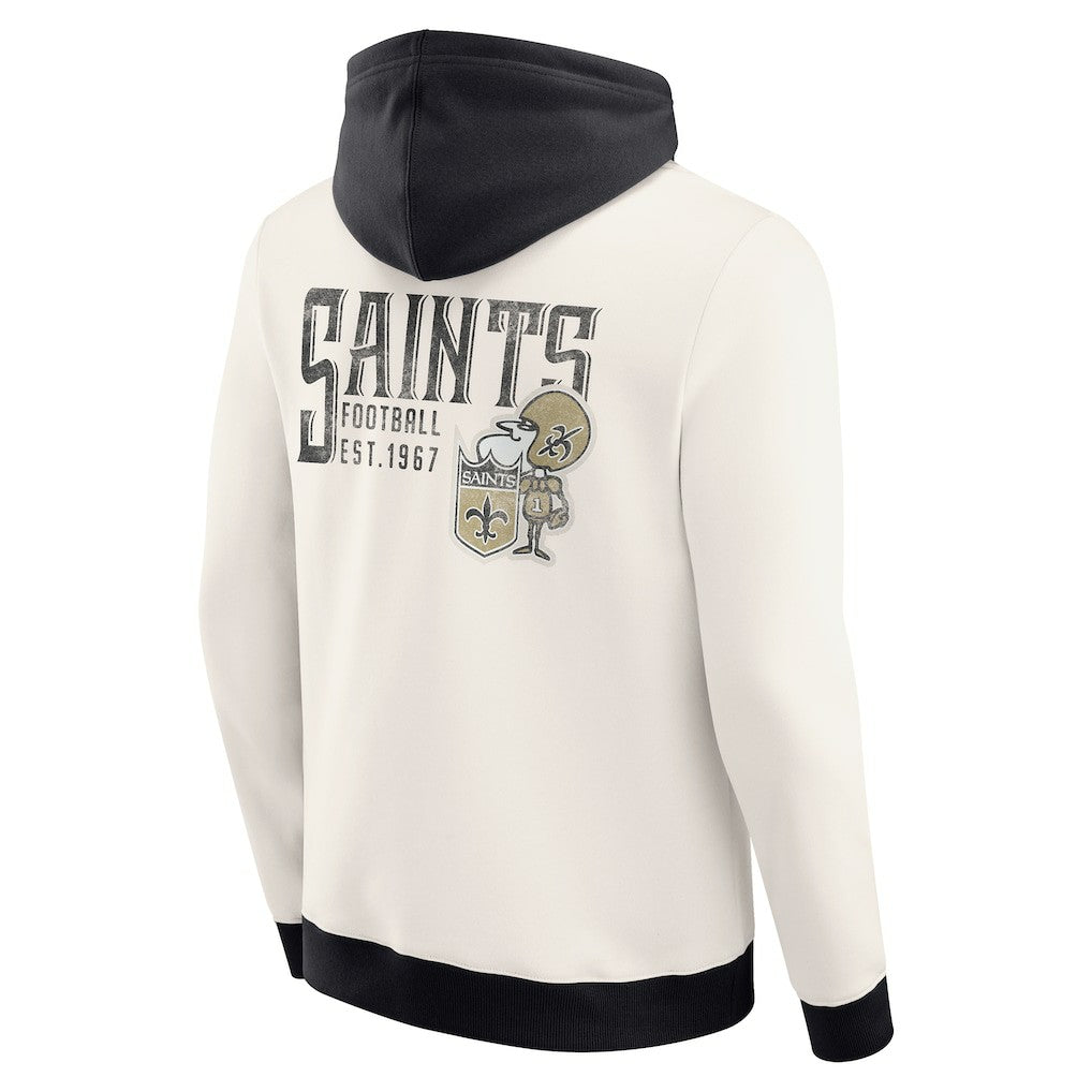 New Orleans Saints Darius Rucker Collection Distressed Graphics Full-Zip Hoodie | NFL Sale