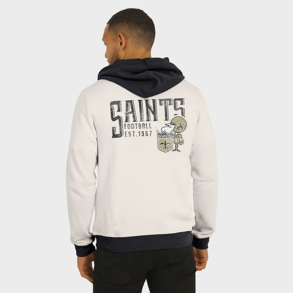 New Orleans Saints Darius Rucker Collection Distressed Graphics Full-Zip Hoodie | NFL Sale
