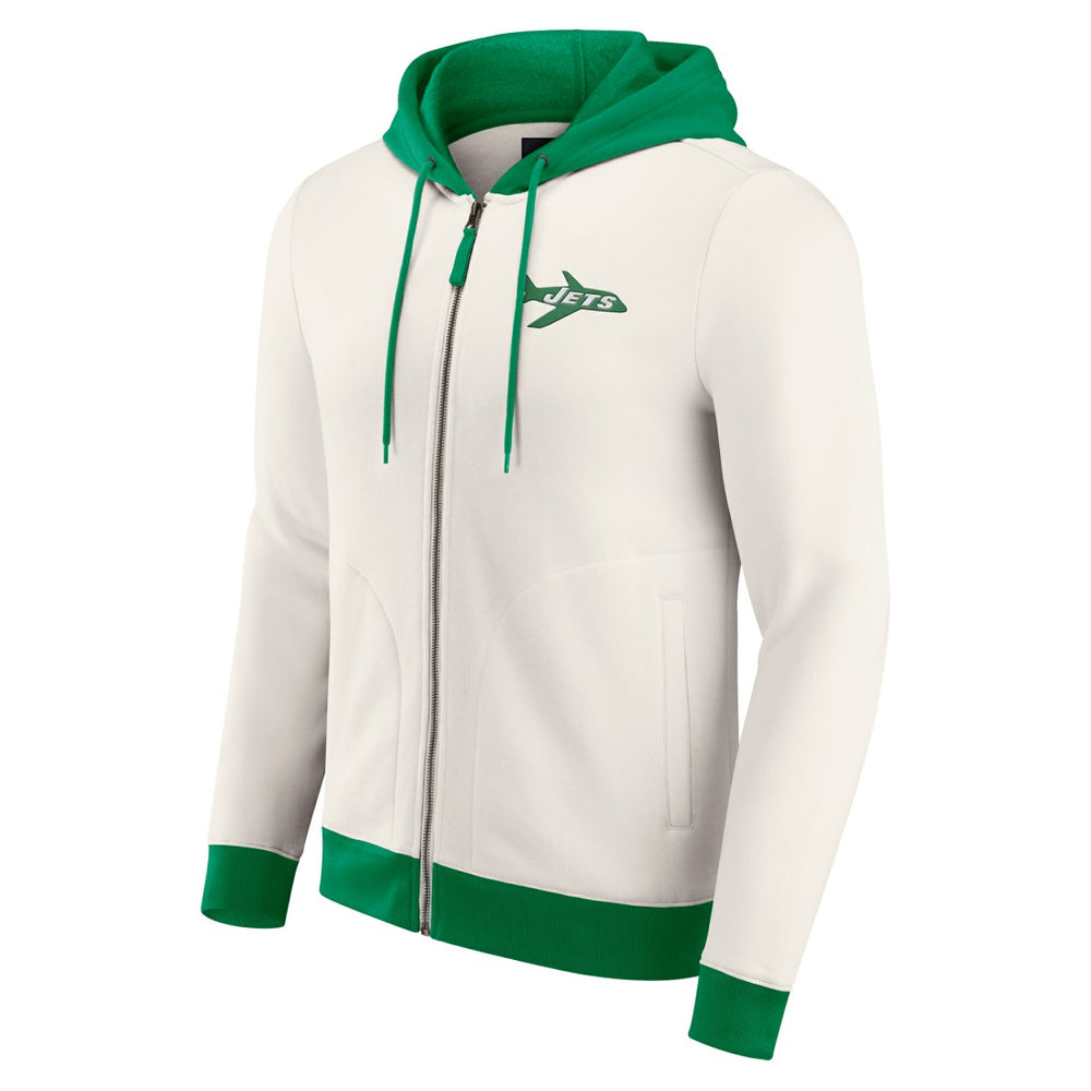 New York Jets Darius Rucker Collection Distressed Graphics Full-Zip Hoodie | NFL On sale