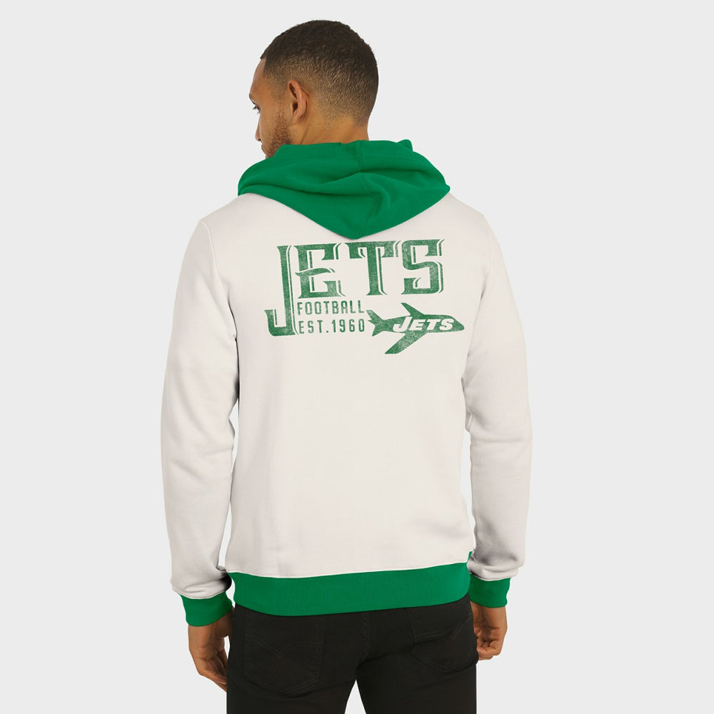 New York Jets Darius Rucker Collection Distressed Graphics Full-Zip Hoodie | NFL On sale