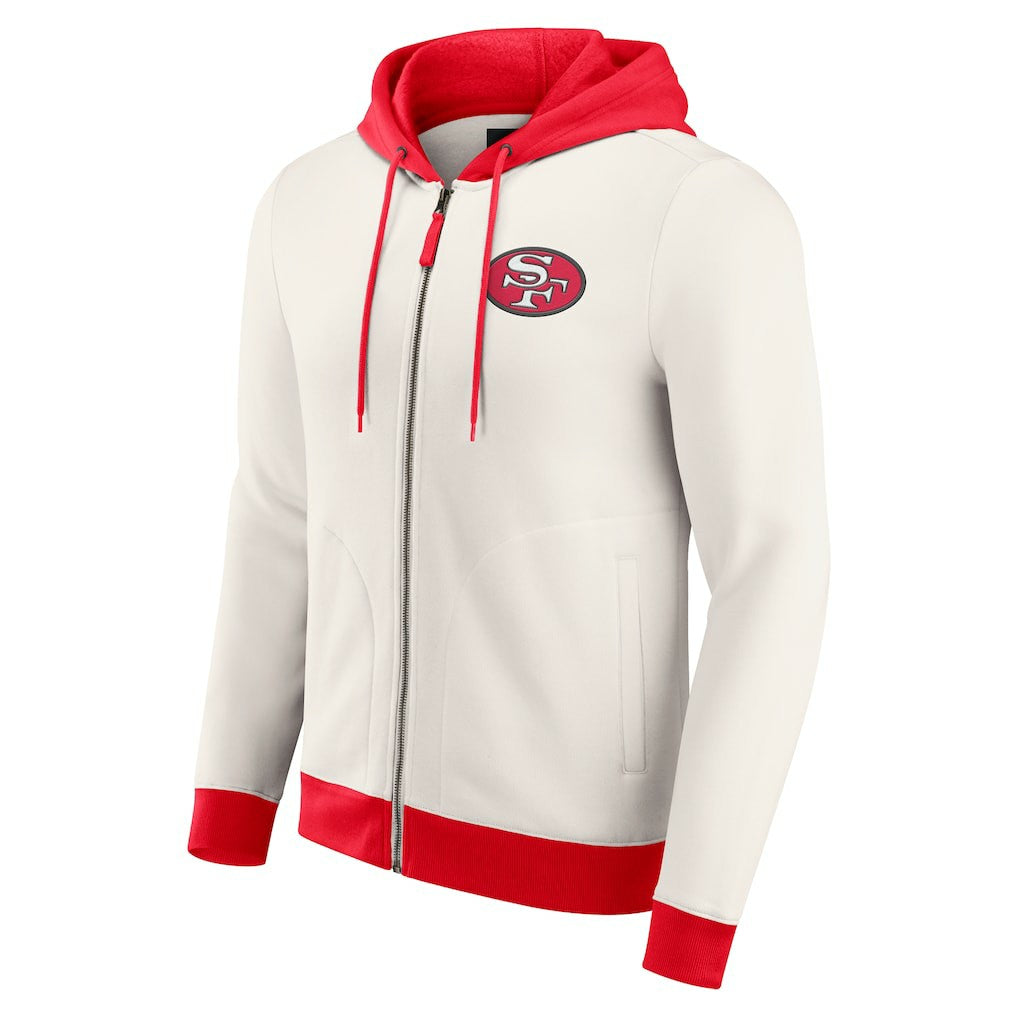 San Francisco 49ers Darius Rucker Collection Distressed Graphics Full-Zip Hoodie | NFL New