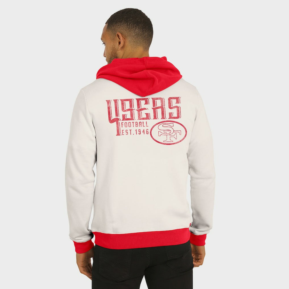 San Francisco 49ers Darius Rucker Collection Distressed Graphics Full-Zip Hoodie | NFL New