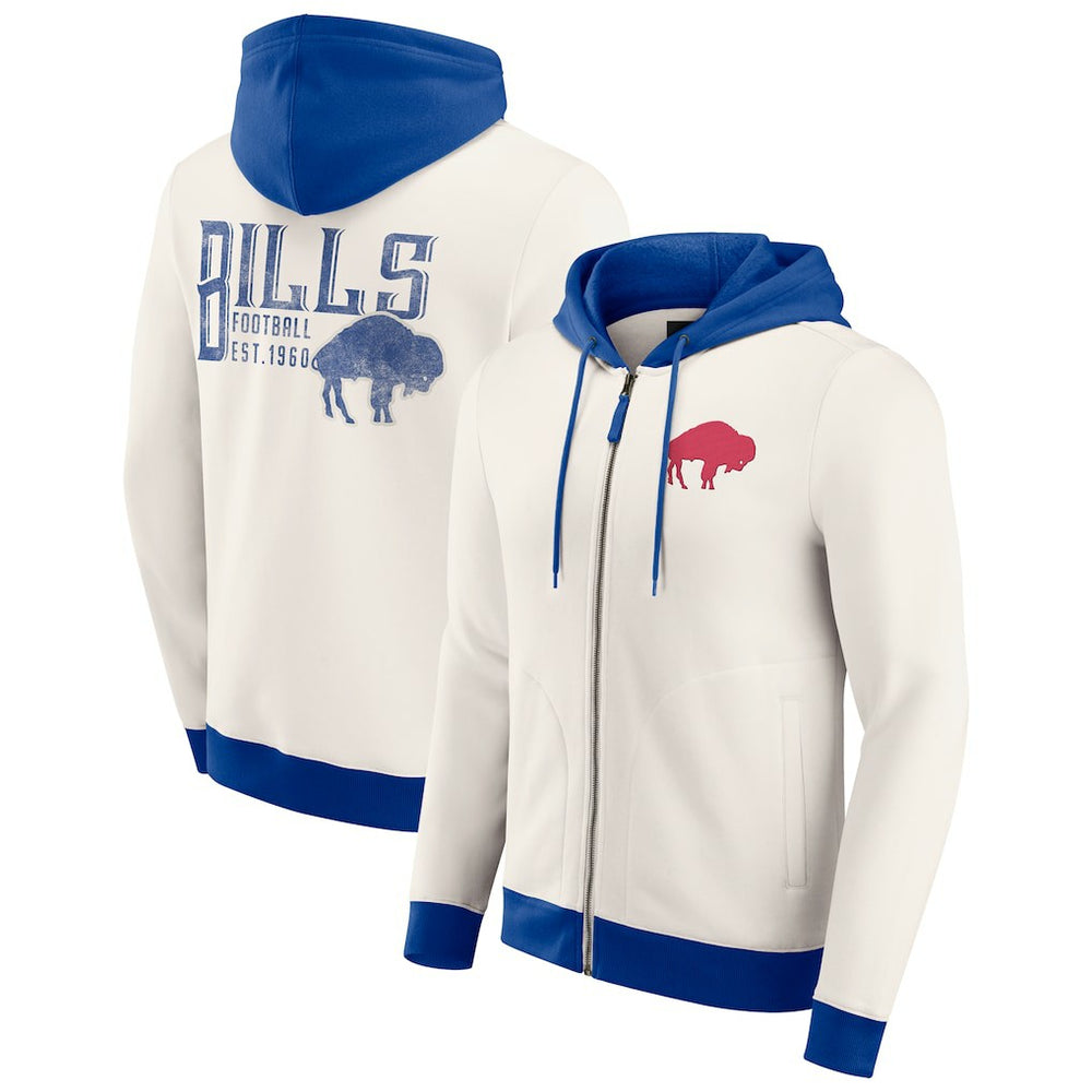 Buffalo Bills Darius Rucker Collection Distressed Graphics Full-Zip Hoodie | NFL On sale