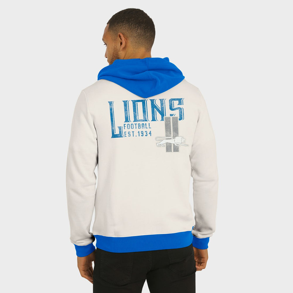 Detroit Lions Darius Rucker Collection Distressed Graphics Full-Zip Hoodie | NFL New