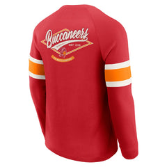 Tampa Bay Buccaneers Darius Rucker Collection Waffle-Knit Raglan Long Sleeve Henley T-Shirt | NFL Online