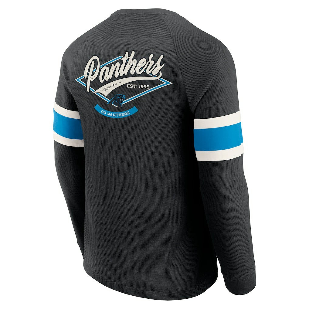 Carolina Panthers Darius Rucker Collection Waffle-Knit Raglan Long Sleeve Henley T-Shirt | NFL Near me