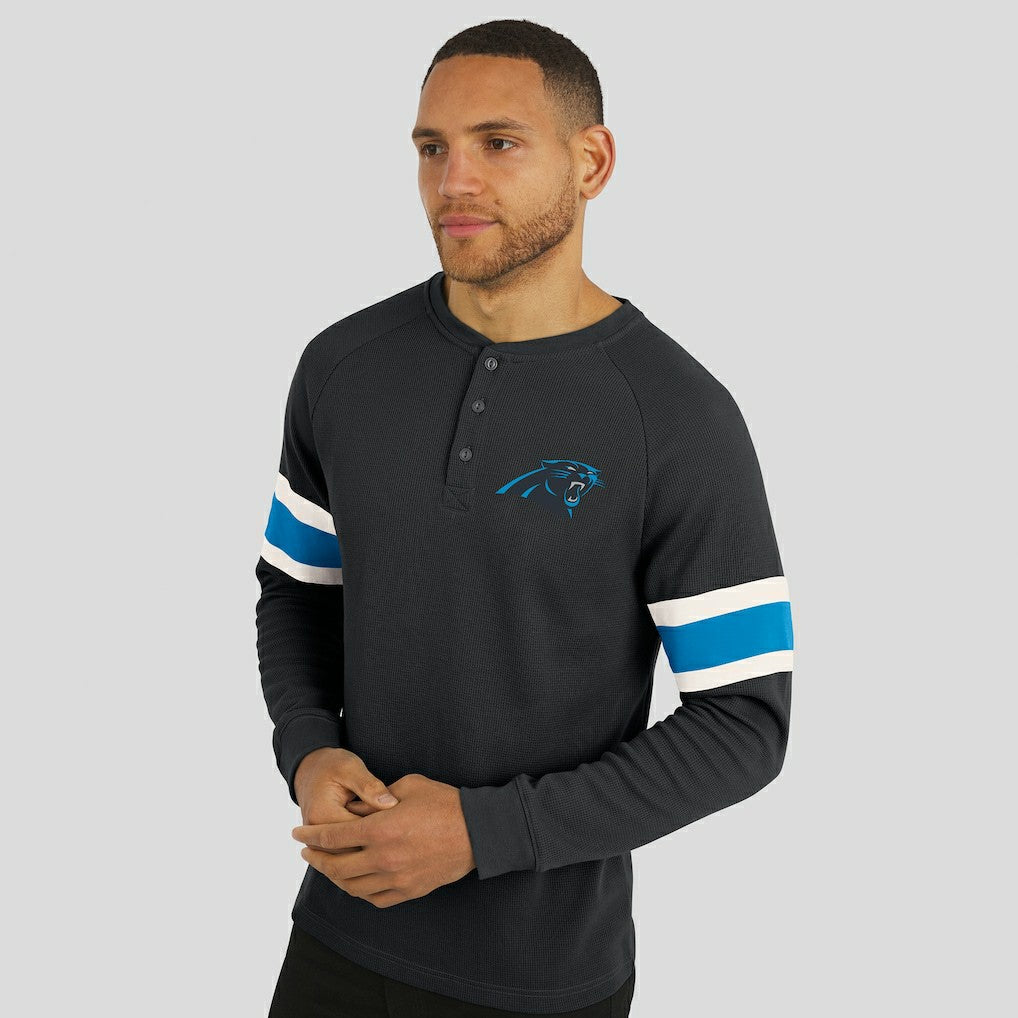 Carolina Panthers Darius Rucker Collection Waffle-Knit Raglan Long Sleeve Henley T-Shirt | NFL Near me