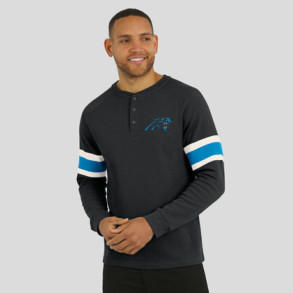 Carolina Panthers Darius Rucker Collection Waffle-Knit Raglan Long Sleeve Henley T-Shirt | NFL Near me