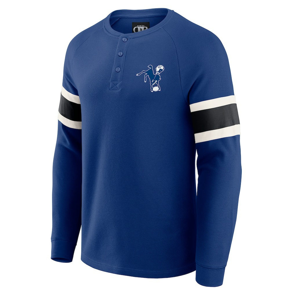 Indianapolis Colts Darius Rucker Collection Waffle-Knit Raglan Long Sleeve Henley T-Shirt | NFL Near me