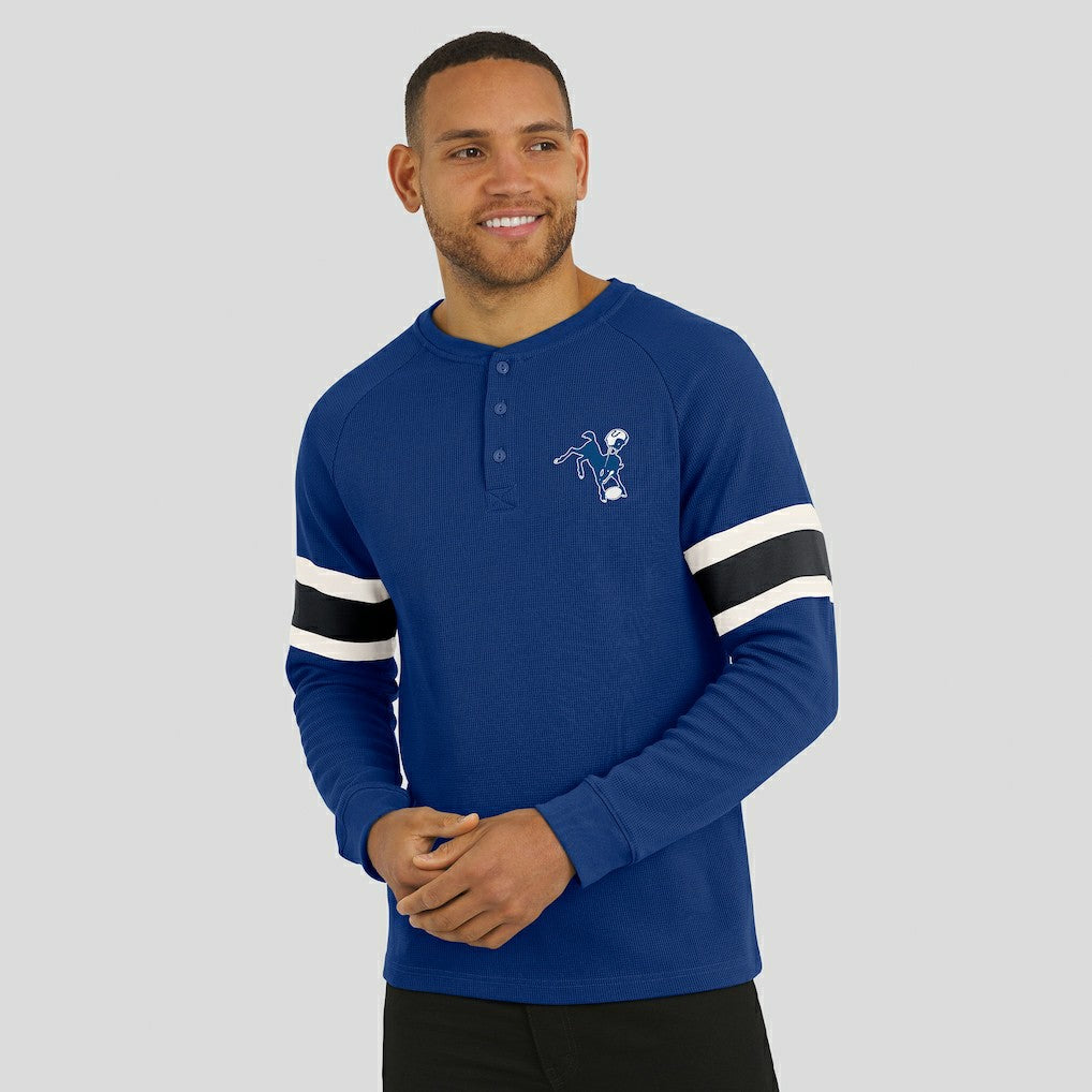 Indianapolis Colts Darius Rucker Collection Waffle-Knit Raglan Long Sleeve Henley T-Shirt | NFL Near me