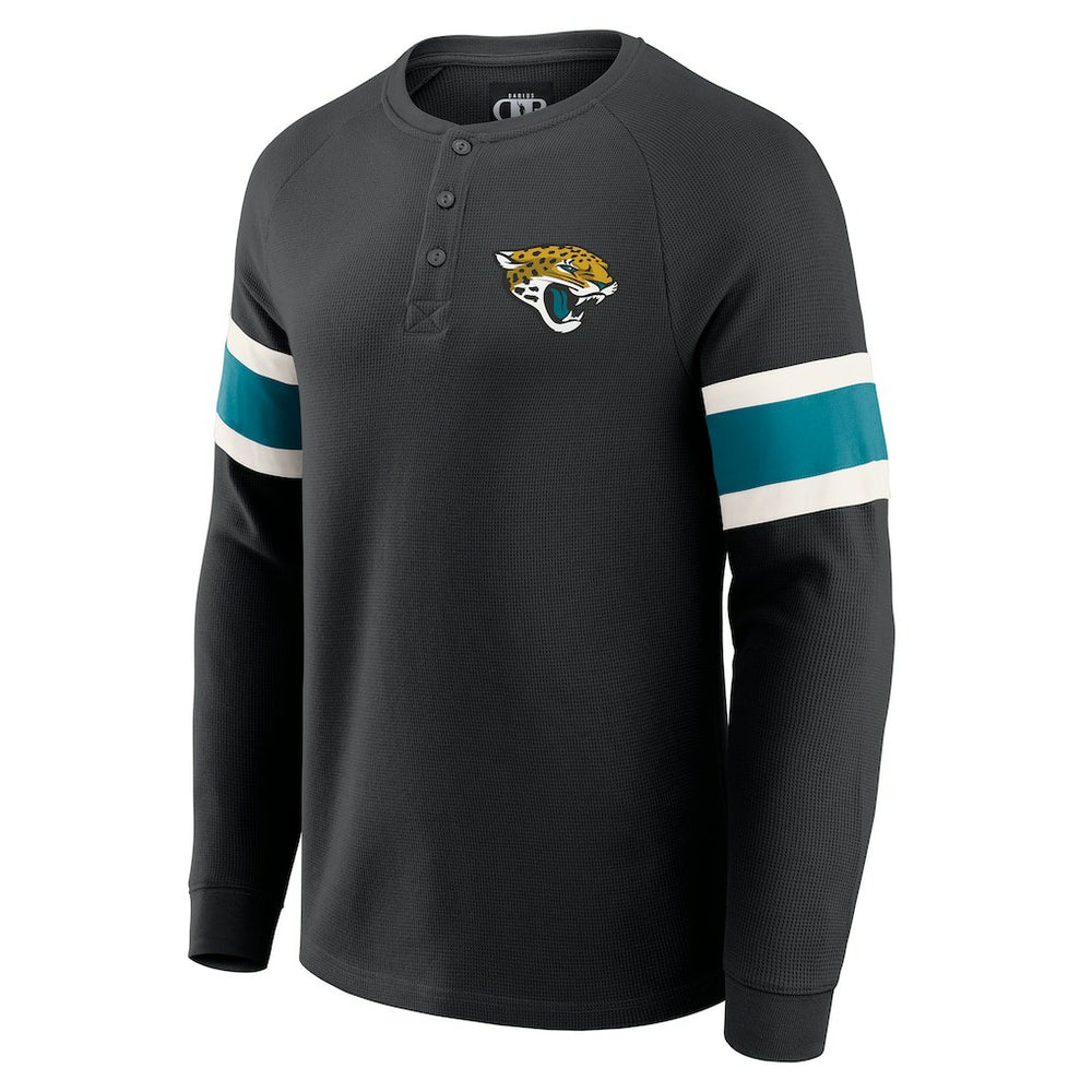 Jacksonville Jaguars Darius Rucker Collection Waffle-Knit Raglan Long Sleeve Henley T-Shirt | NFL US