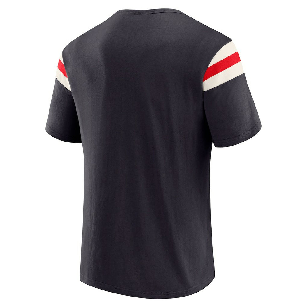 Houston Texans Darius Rucker Collection Football Stripe Sleeve T-Shirt | NFL New