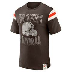 Cleveland Browns Darius Rucker Collection Football Stripe Sleeve T-Shirt | NFL Near me