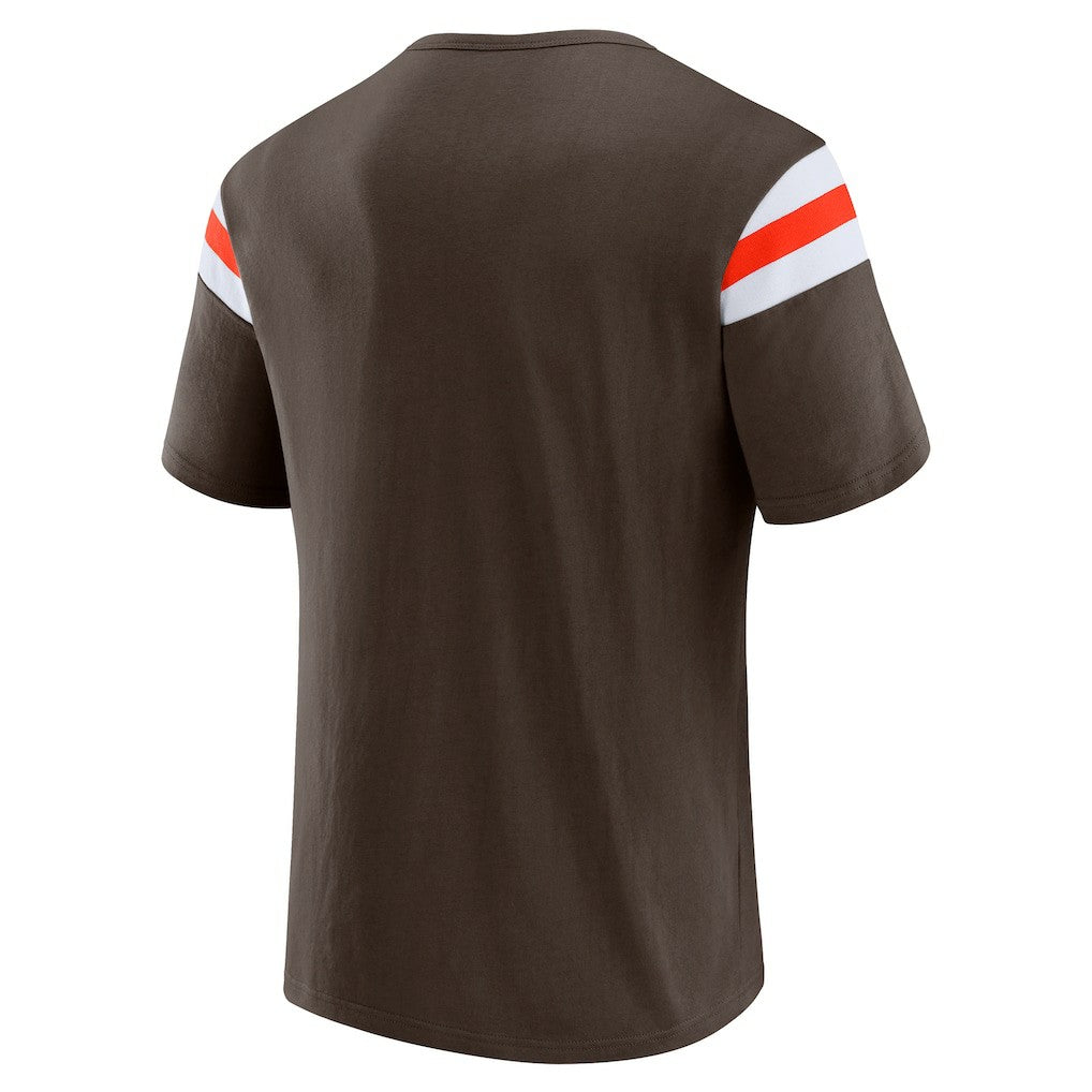 Cleveland Browns Darius Rucker Collection Football Stripe Sleeve T-Shirt | NFL Near me