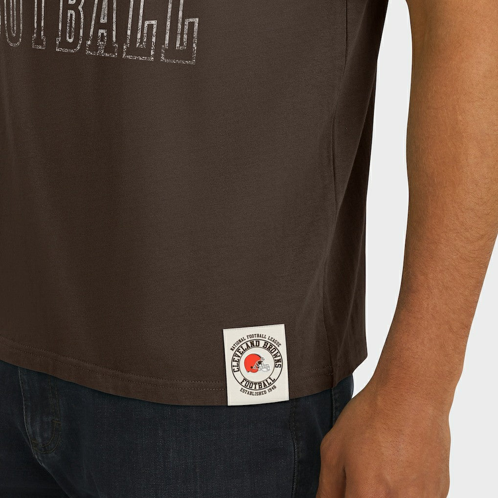 Cleveland Browns Darius Rucker Collection Football Stripe Sleeve T-Shirt | NFL Near me