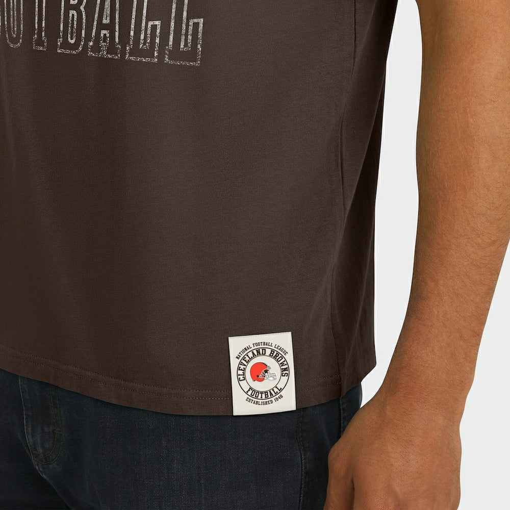 Cleveland Browns Darius Rucker Collection Football Stripe Sleeve T-Shirt | NFL Near me