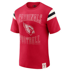 Arizona Cardinals Darius Rucker Collection Football Stripe Sleeve T-Shirt | NFL On sale
