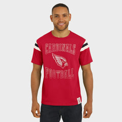 Arizona Cardinals Darius Rucker Collection Football Stripe Sleeve T-Shirt | NFL On sale