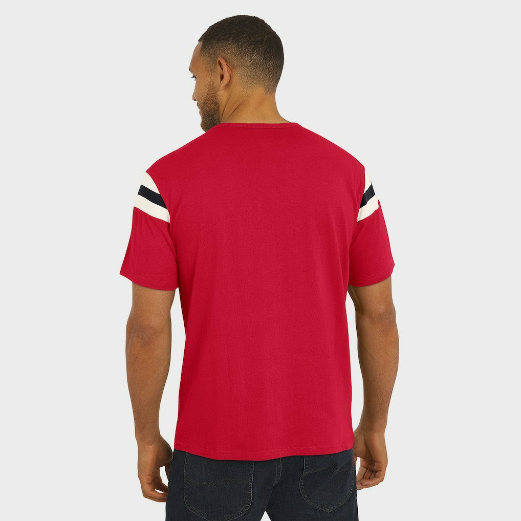 Arizona Cardinals Darius Rucker Collection Football Stripe Sleeve T-Shirt | NFL On sale
