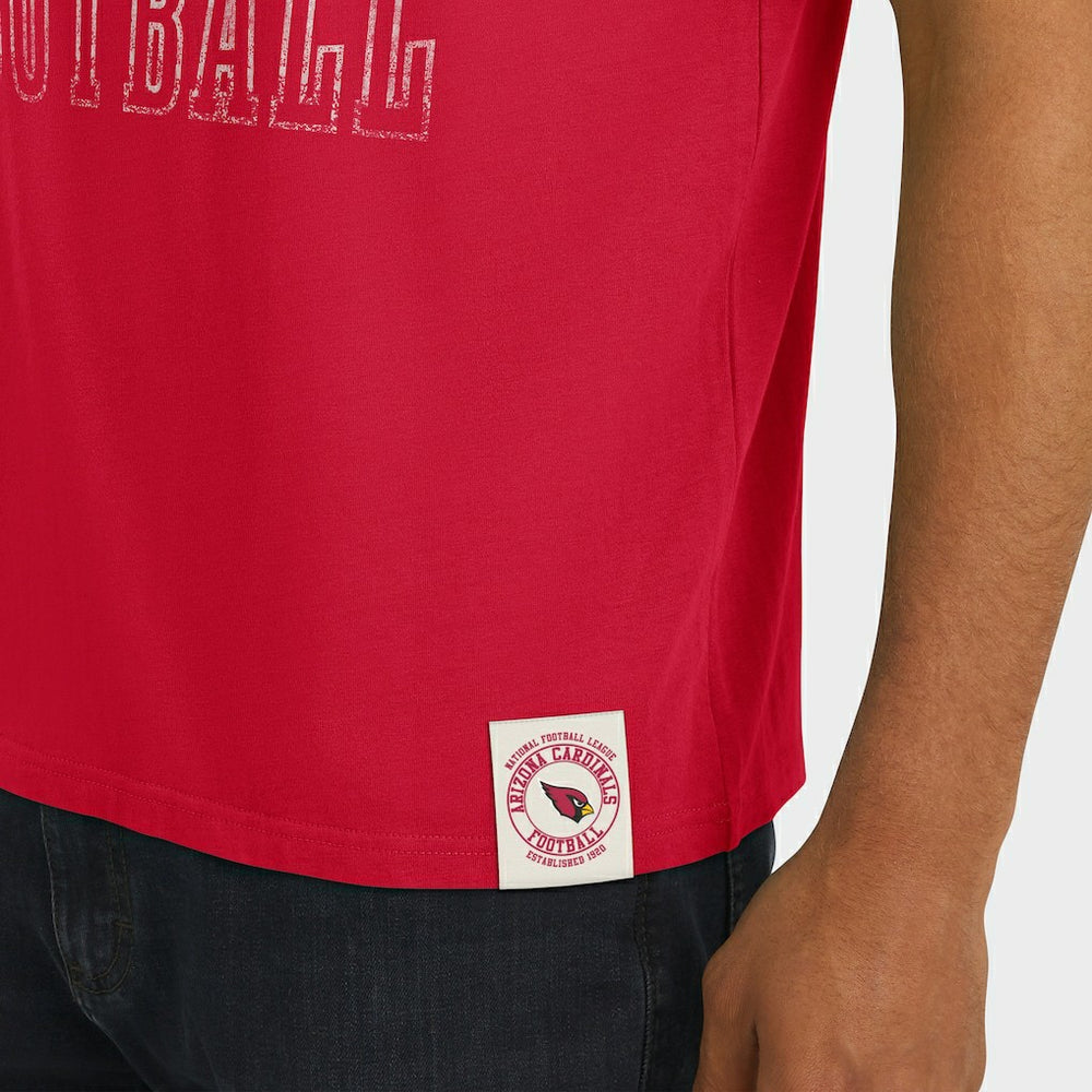 Arizona Cardinals Darius Rucker Collection Football Stripe Sleeve T-Shirt | NFL On sale
