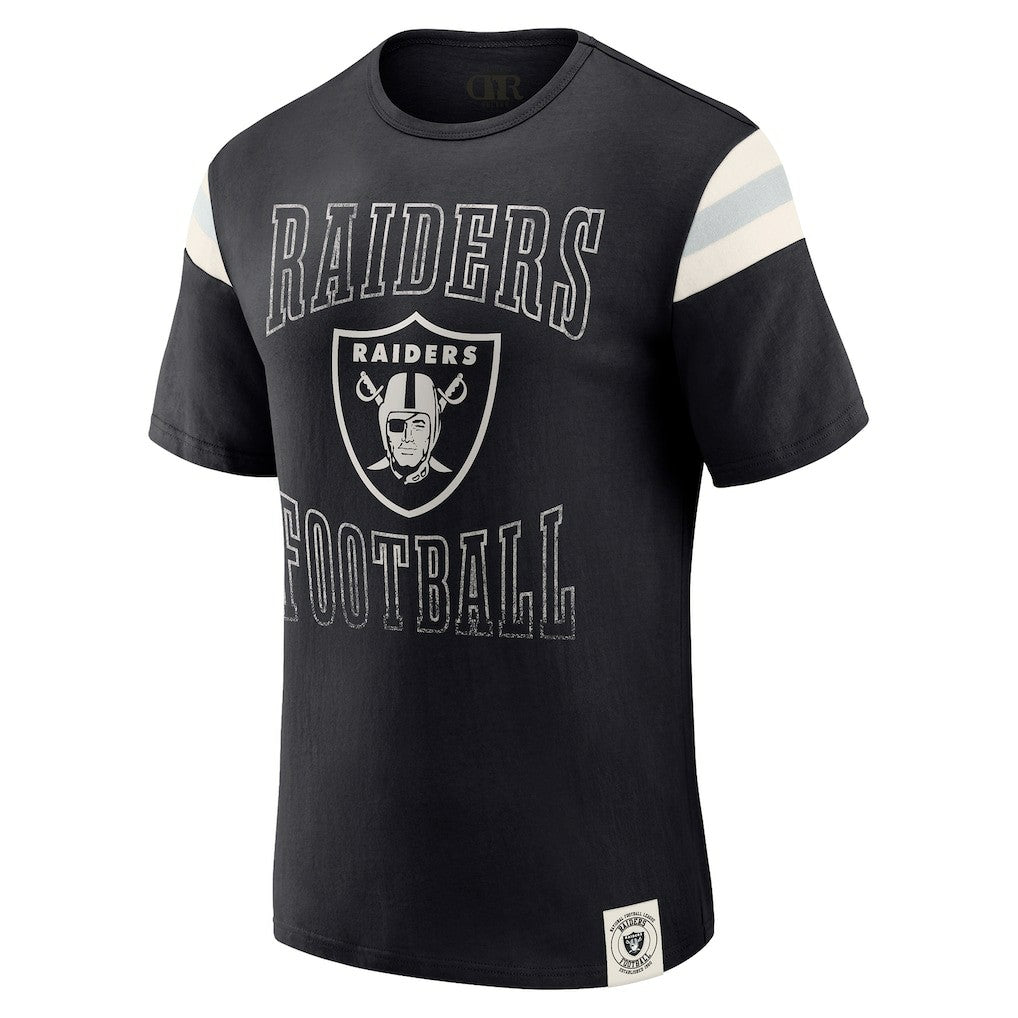 Las Vegas Raiders Darius Rucker Collection Football Stripe Sleeve T-Shirt | NFL Near me