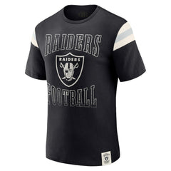 Las Vegas Raiders Darius Rucker Collection Football Stripe Sleeve T-Shirt | NFL Near me