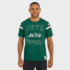 New York Jets Darius Rucker Collection Football Stripe Sleeve T-Shirt | NFL On sale