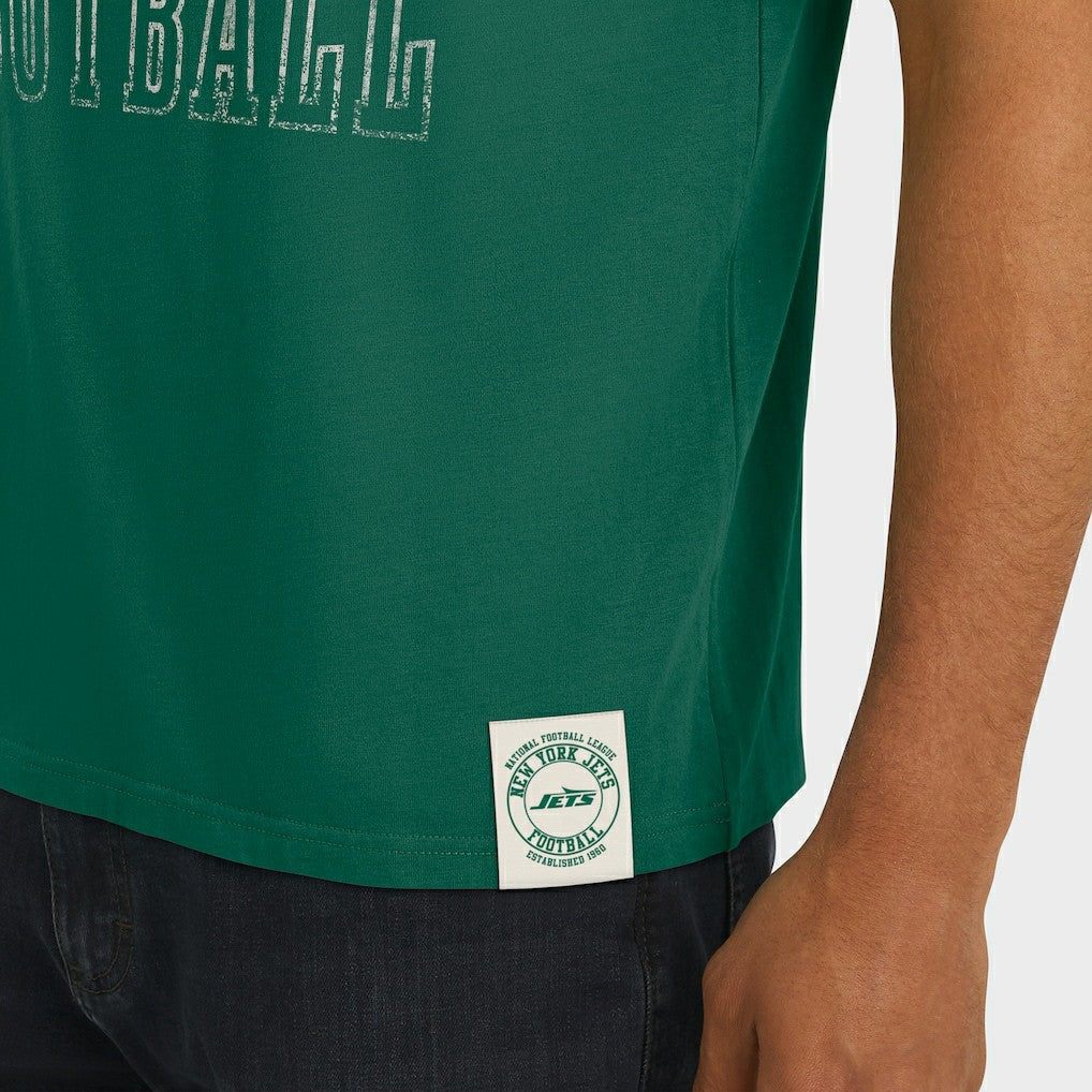 New York Jets Darius Rucker Collection Football Stripe Sleeve T-Shirt | NFL On sale