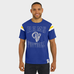 Los Angeles Rams Darius Rucker Collection Football Stripe Sleeve T-Shirt | NFL Online