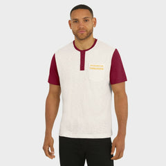 Washington Commanders Darius Rucker Collection Henley Colorblock Slub Pocket T-Shirt | NFL US