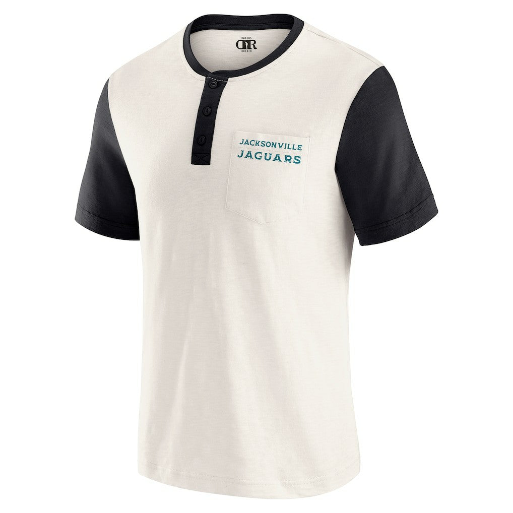 Jacksonville Jaguars Darius Rucker Collection Henley Colorblock Slub Pocket T-Shirt | NFL Near me