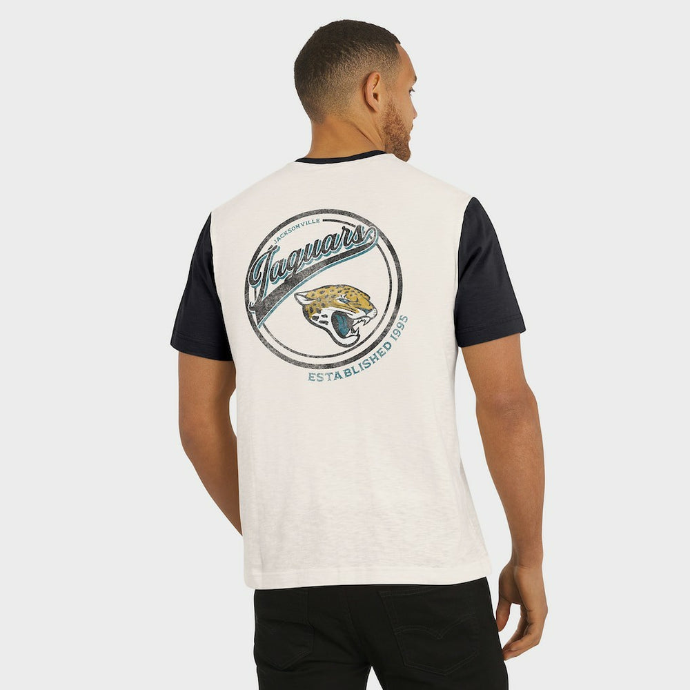Jacksonville Jaguars Darius Rucker Collection Henley Colorblock Slub Pocket T-Shirt | NFL Near me