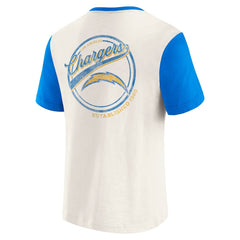 Los Angeles Chargers Darius Rucker Collection Henley Colorblock Slub Pocket T-Shirt | NFL Near me