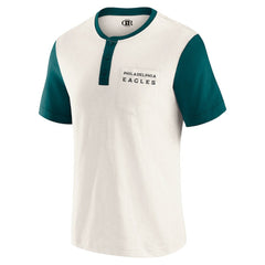 Philadelphia Eagles Darius Rucker Collection Henley Colorblock Slub Pocket T-Shirt | NFL US