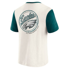 Philadelphia Eagles Darius Rucker Collection Henley Colorblock Slub Pocket T-Shirt | NFL US
