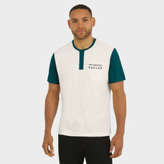 Philadelphia Eagles Darius Rucker Collection Henley Colorblock Slub Pocket T-Shirt | NFL US