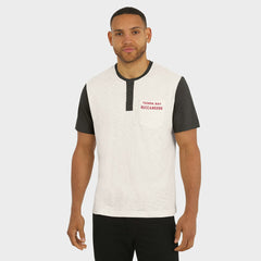 Tampa Bay Buccaneers Darius Rucker Collection Henley Colorblock Slub Pocket T-Shirt | NFL Online
